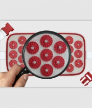 Acupress-M Pad with an elastic belt